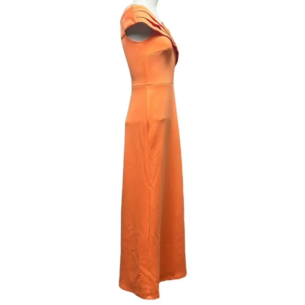 Alexa B Nites Sweetheart Neckline Gown Melon 6